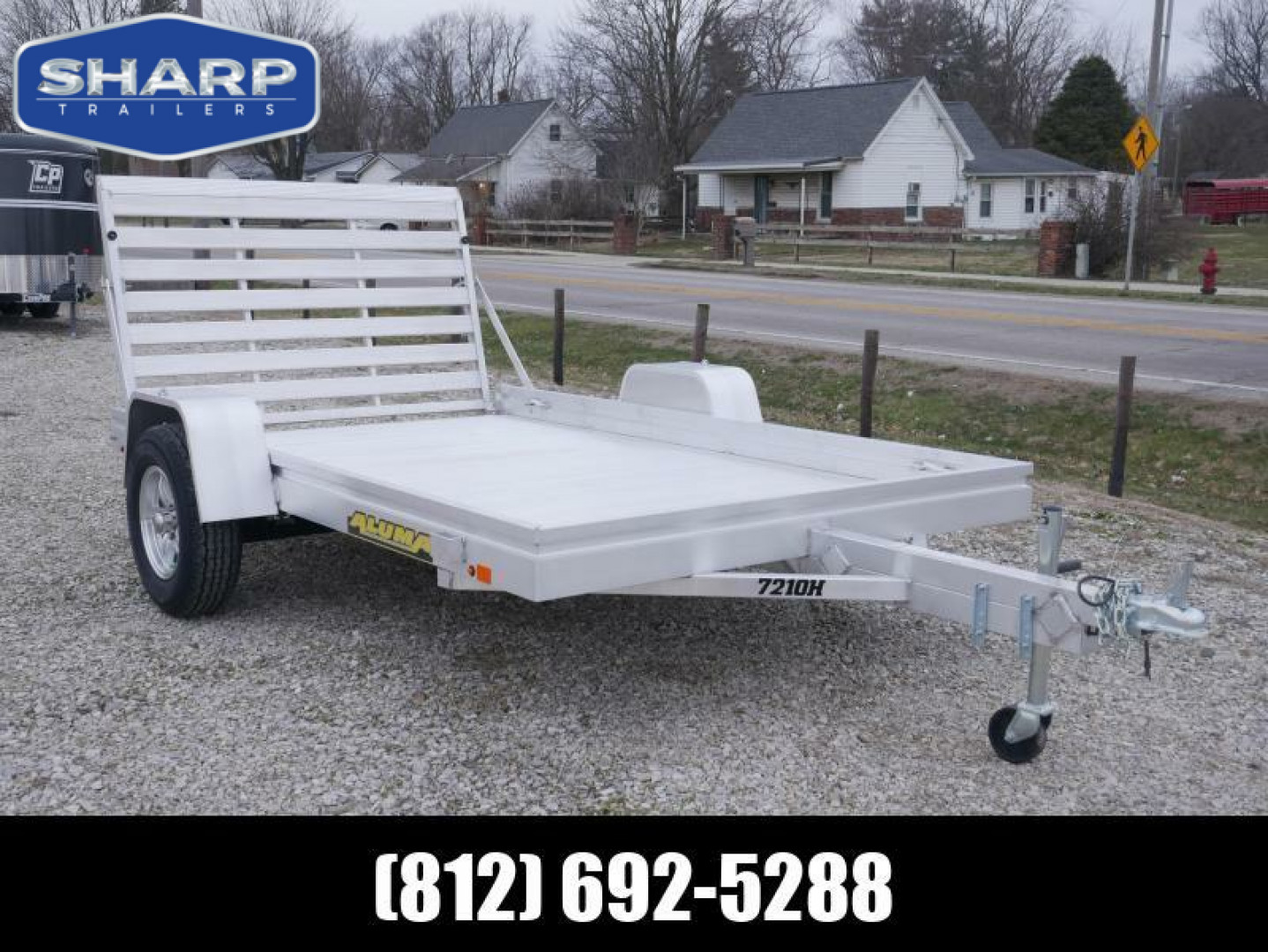 New 2024 Aluma 7210H-TG Utility Trailer