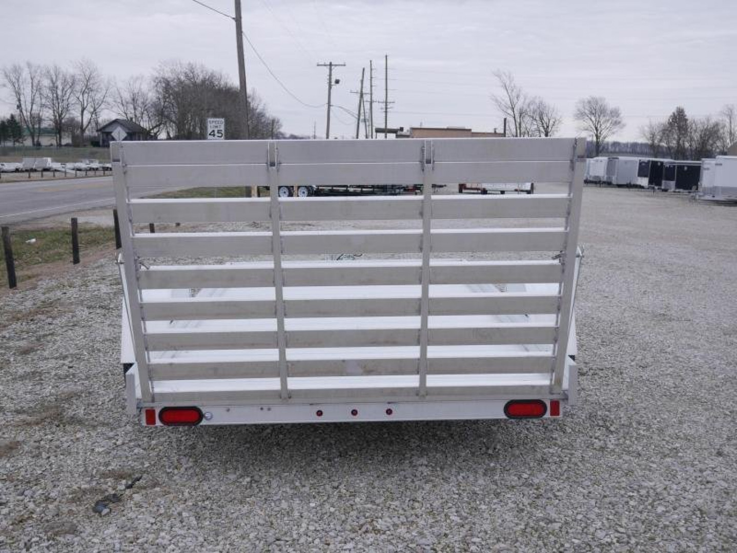 New 2024 Aluma 7210H-TG Utility Trailer