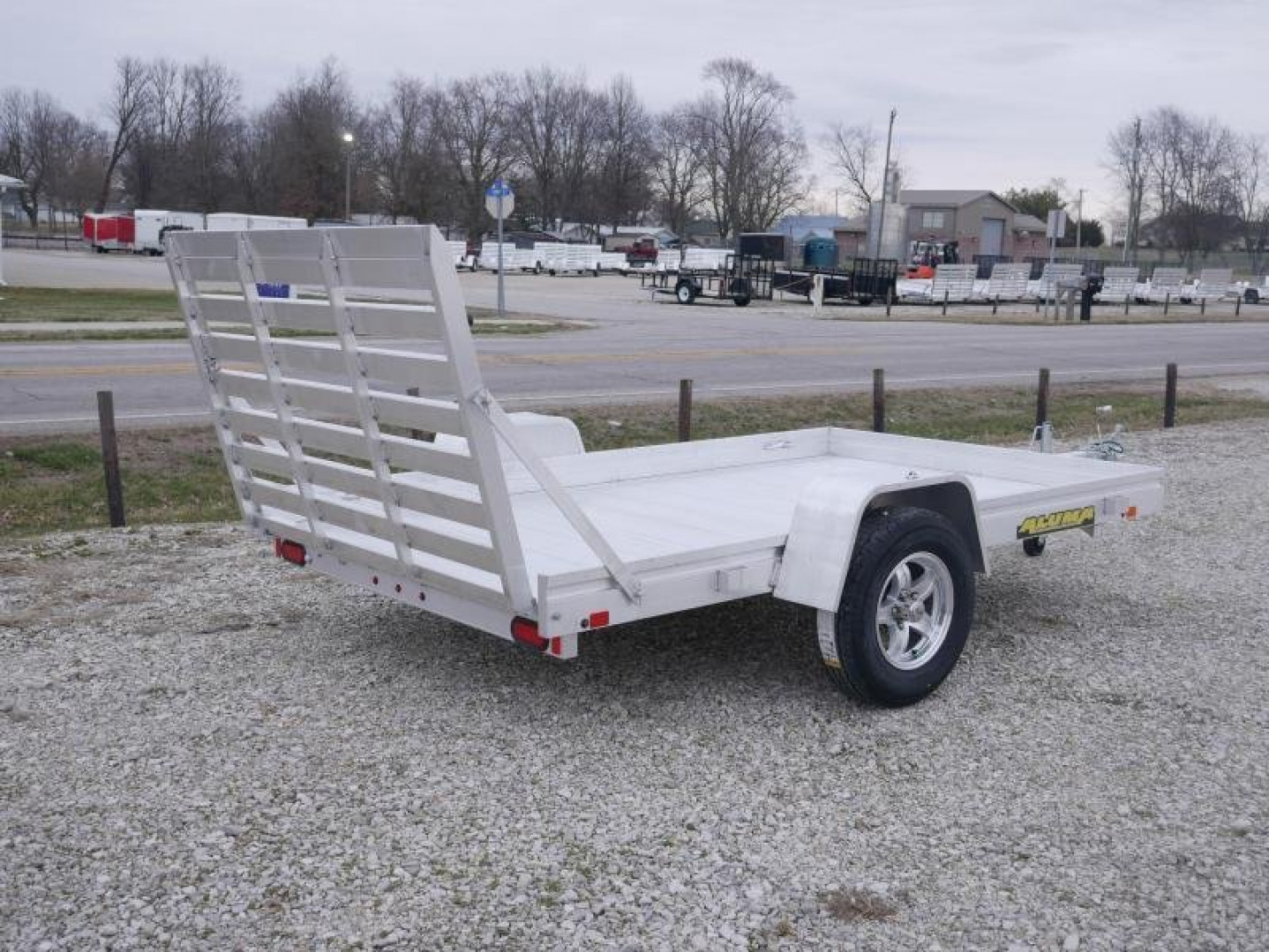 New 2024 Aluma 7210H-TG Utility Trailer