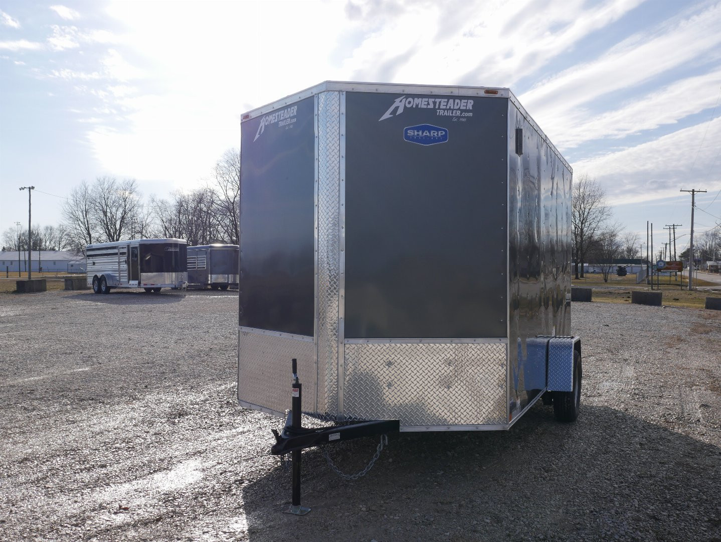 New 2026 Homesteader Trailer 712 IS 6'6" TALL RAMP Cargo / Enclosed Trailer