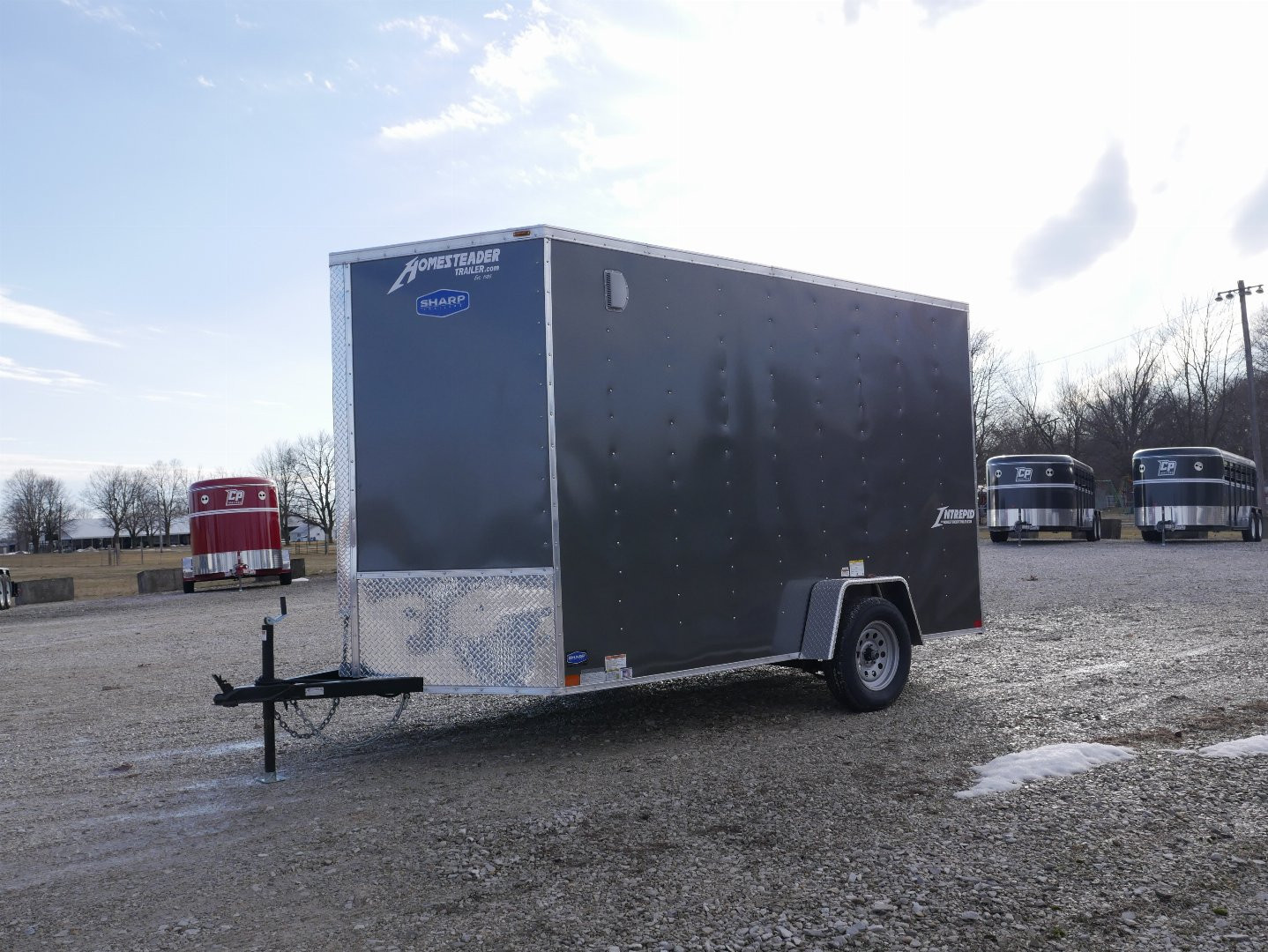 New 2026 Homesteader Trailer 712 IS 6'6" TALL RAMP Cargo / Enclosed Trailer
