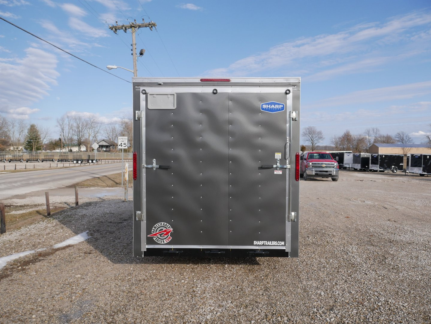 New 2026 Homesteader Trailer 712 IS 6'6" TALL RAMP Cargo / Enclosed Trailer