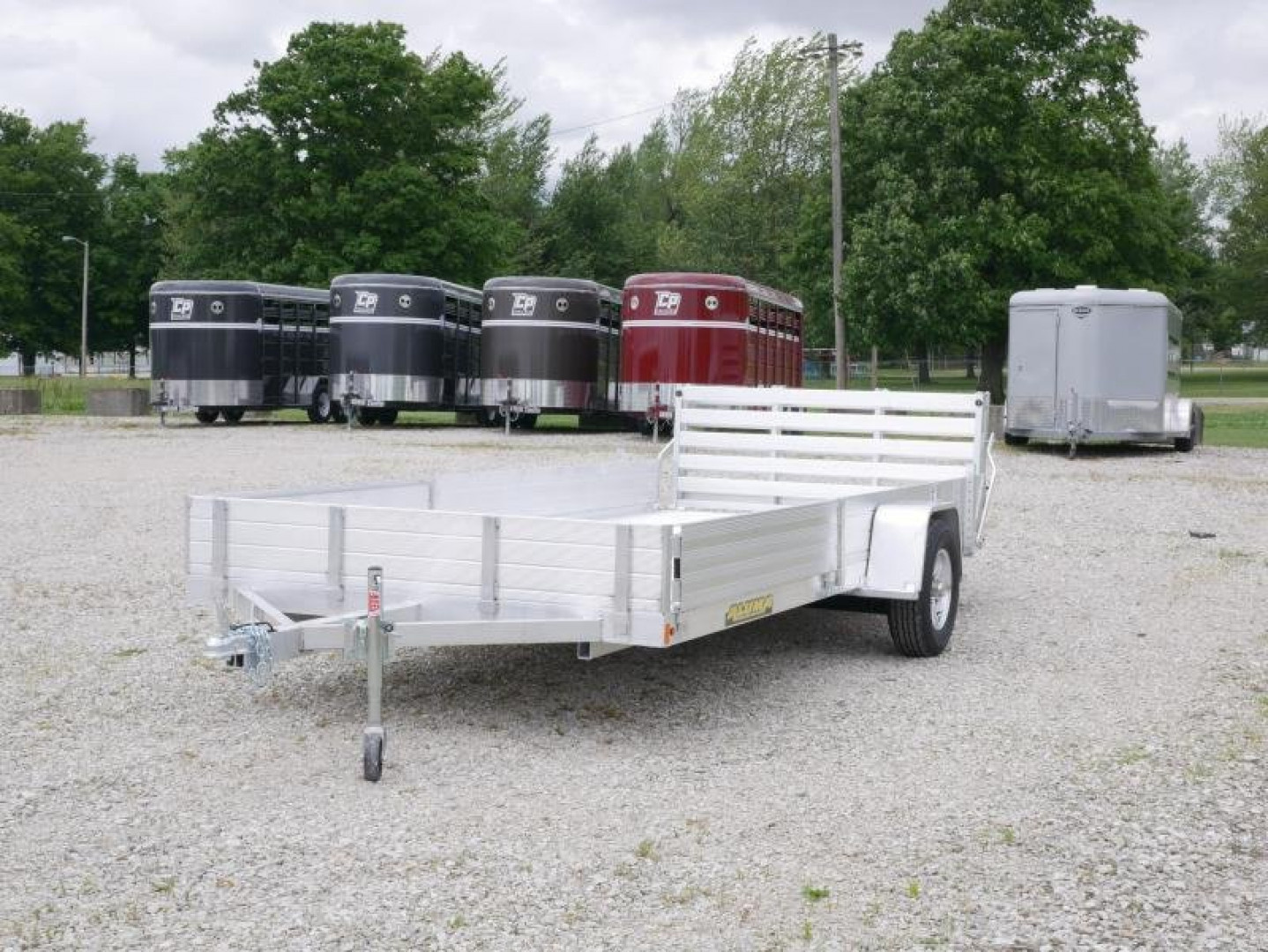 New 2024 Aluma 8114S-BT SR Utility Trailer