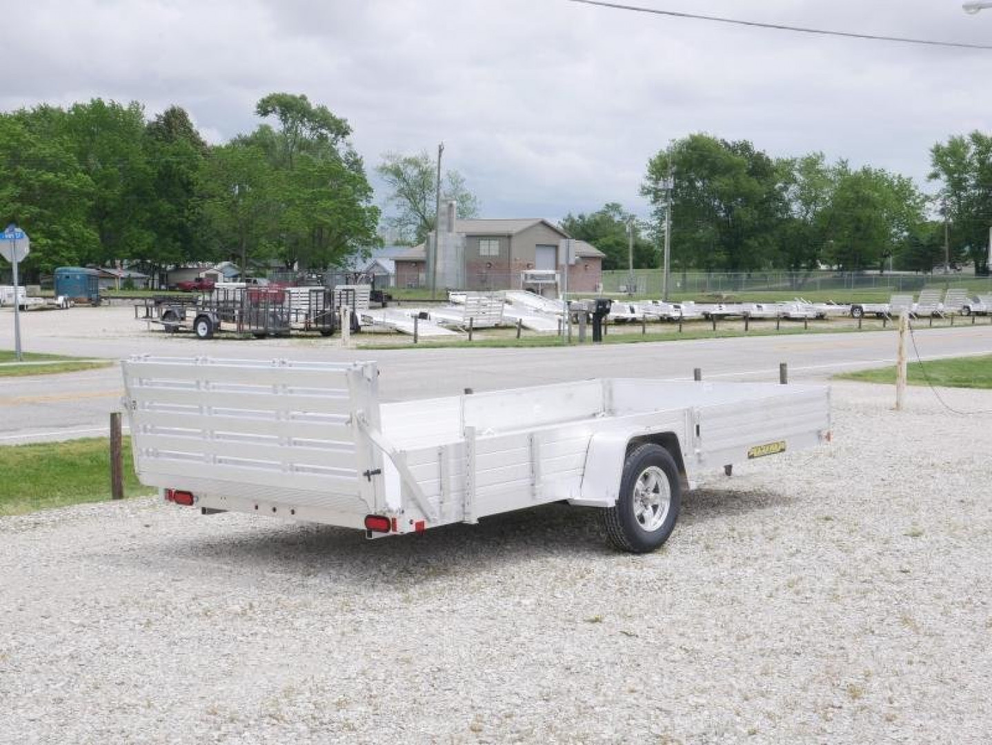 New 2024 Aluma 8114S-BT SR Utility Trailer