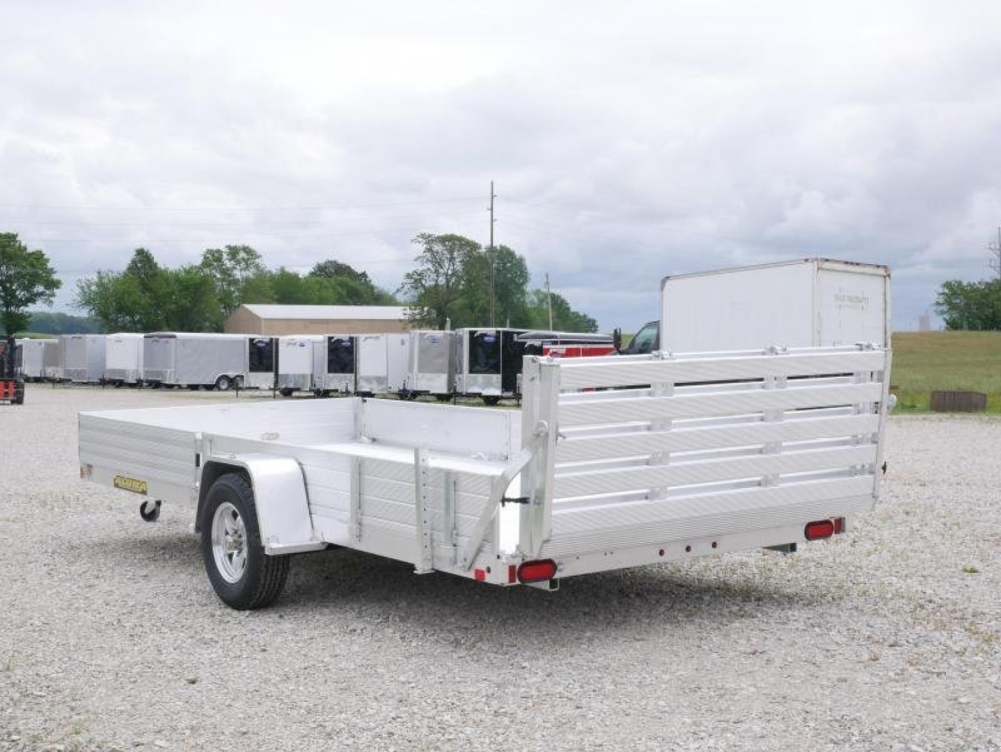 New 2024 Aluma 8114S-BT SR Utility Trailer