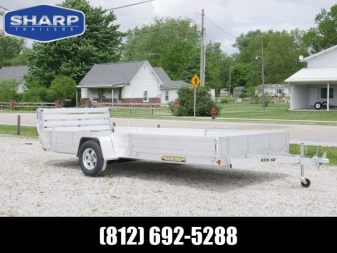 New 2024 Aluma 8114S-BT SR Utility Trailer