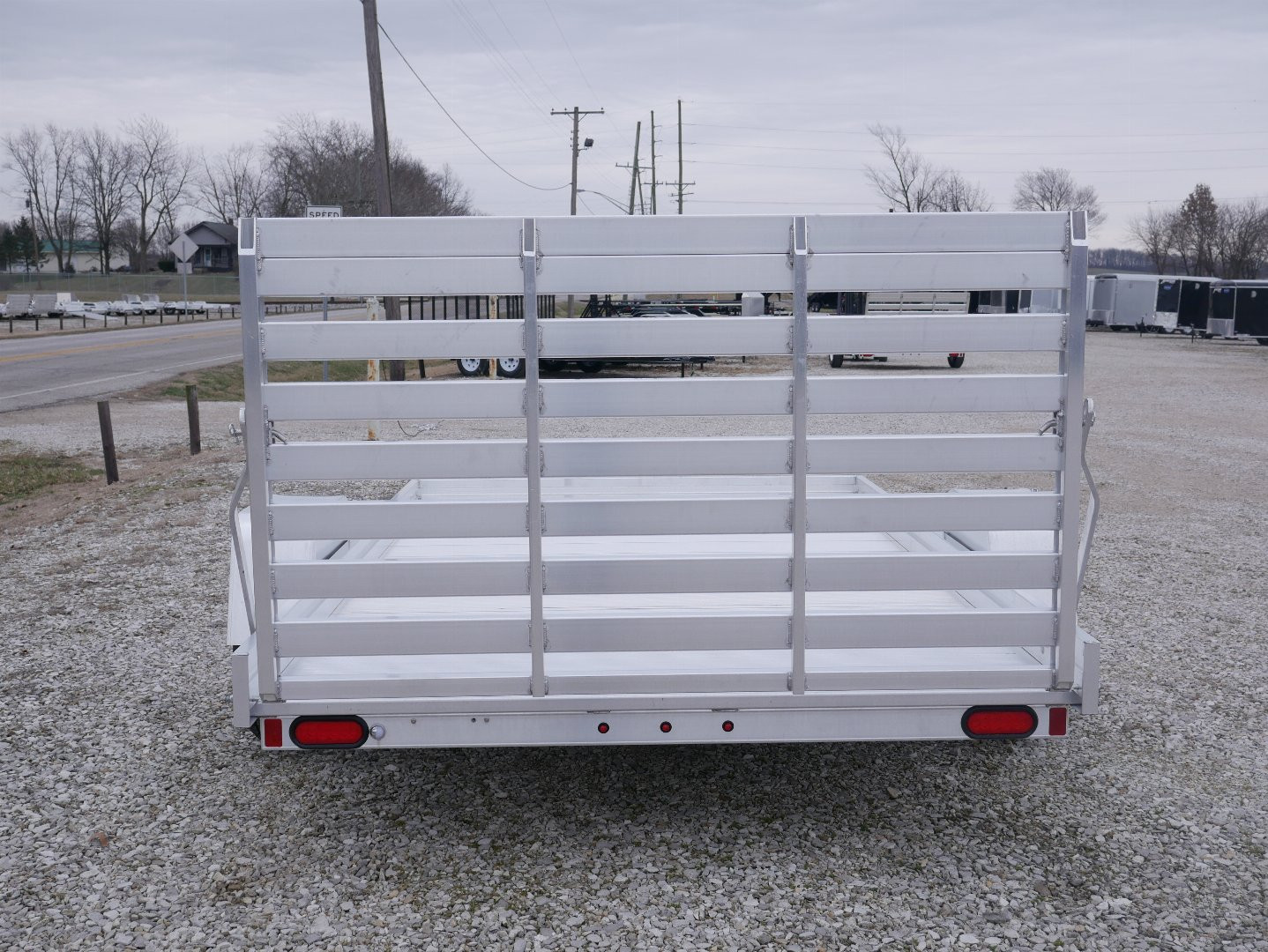 New 2025 Aluma 7810ESA Utility Trailer