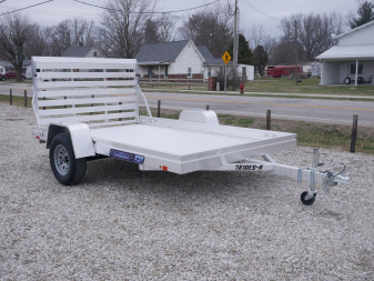 New 2025 Aluma 7810ESA Utility Trailer