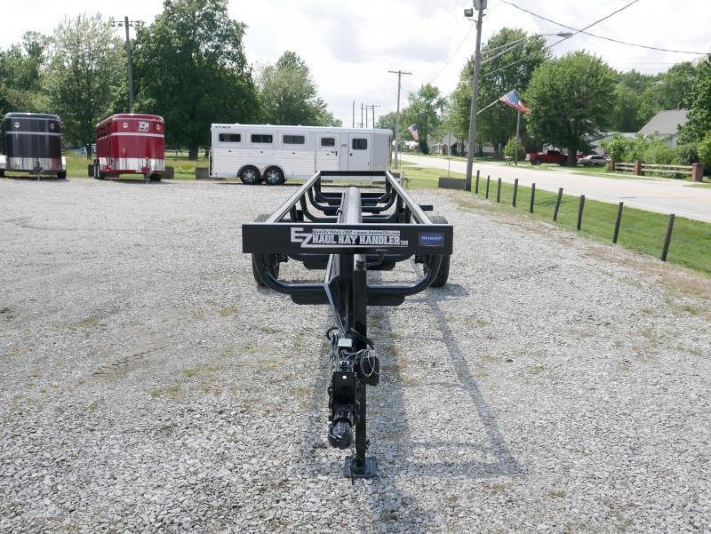 New 2023 T&B Welding & Trailers 21' BUMPER 4 BALE Hay Trailer