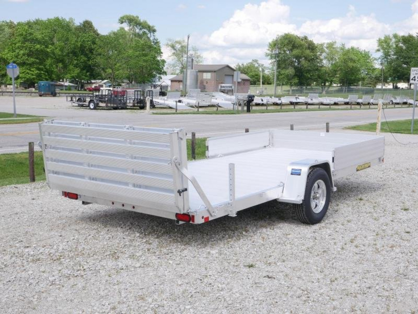 New 2024 Aluma 8114SR-BT Utility Trailer