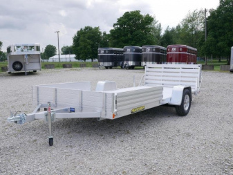New 2024 Aluma 8114SR-BT Utility Trailer