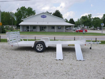 New 2024 Aluma 8114SR-BT Utility Trailer