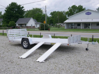 New 2024 Aluma 8114SR-BT Utility Trailer