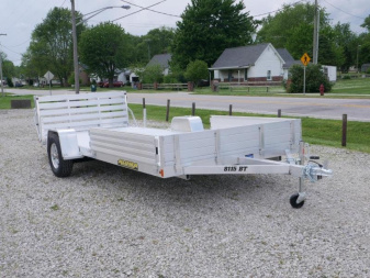 New 2024 Aluma 8114SR-BT Utility Trailer