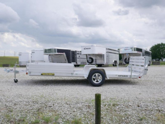 New 2024 Aluma 8114SR-BT Utility Trailer