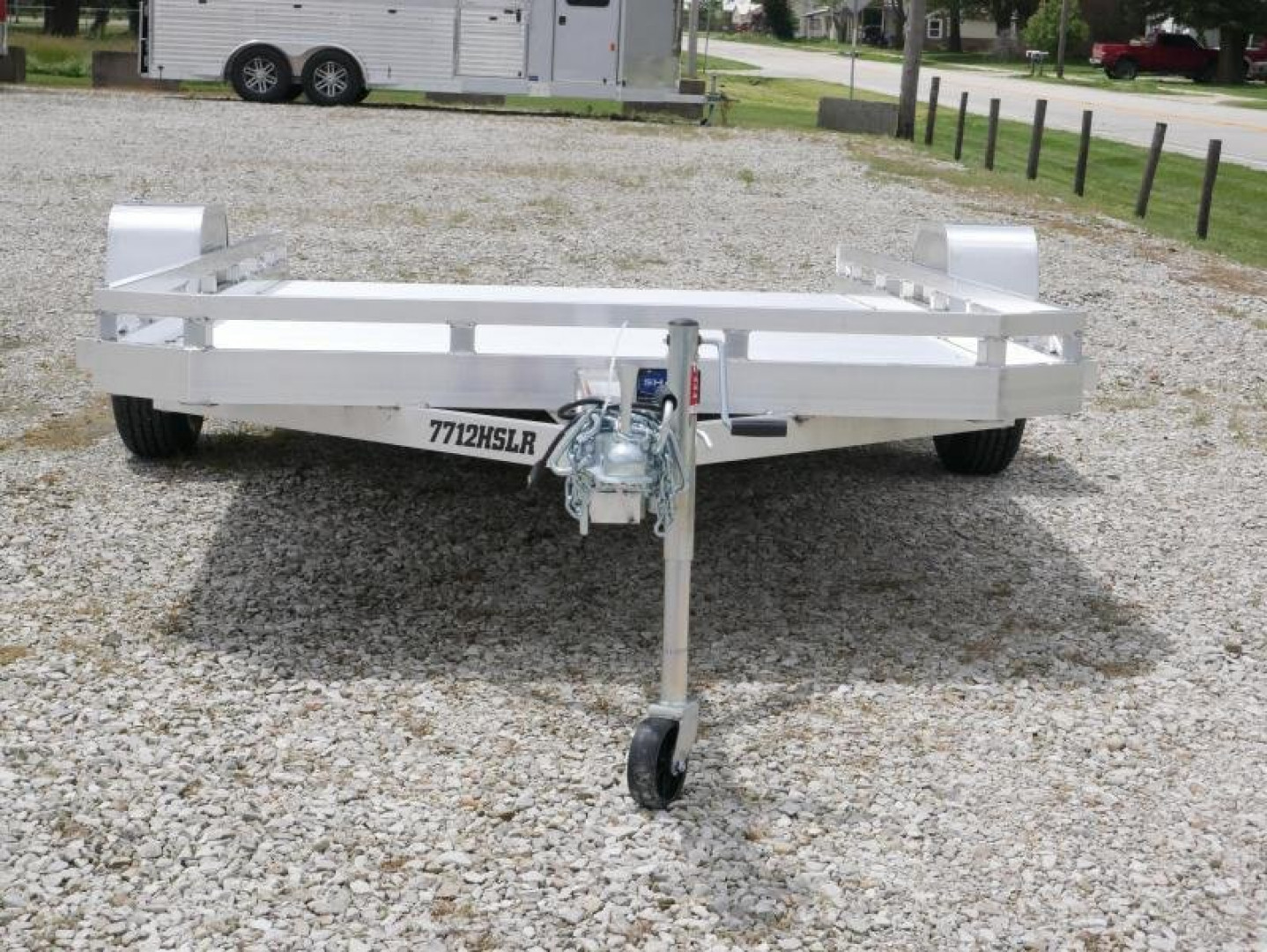 New 2023 Aluma 7712HSLR Utility Trailer