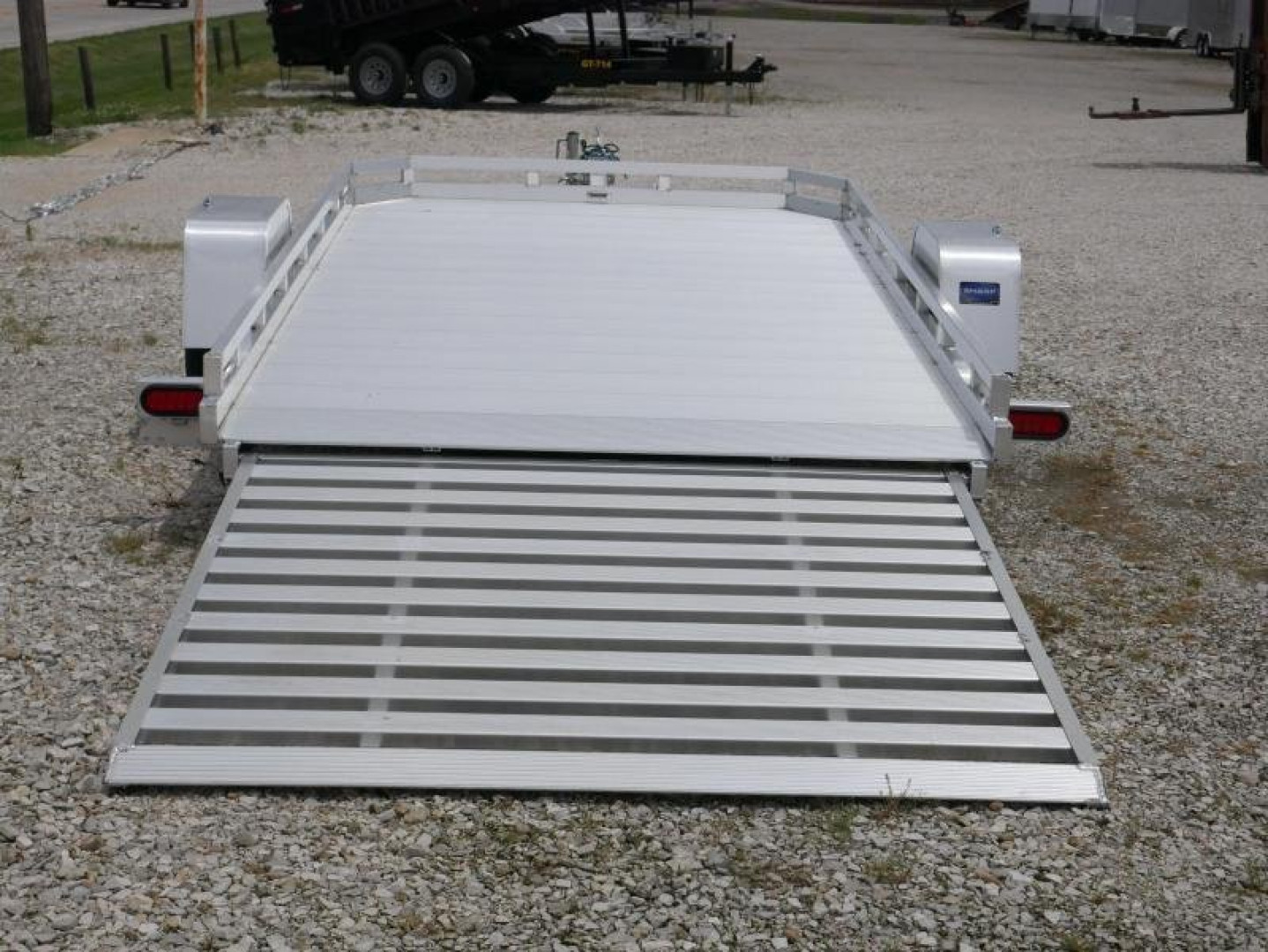 New 2023 Aluma 7712HSLR Utility Trailer