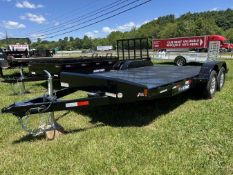 New 2024 Equipment Trailer SURE-TRAC 7 x 18 (14+4) -ST8218CHS-B-070