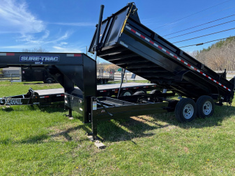 New 2023 SURE-TRAC 82 X16 HD LP GN Equipment Trailer
