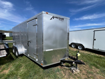 New 2023 HOMESTEADER TRAILER 716IT RAMP, VINYL Cargo / Enclosed Trailer