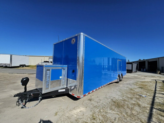 New 2026 ROCK SOLID CARGO 8.5x32 TA Car / Racing Trailer