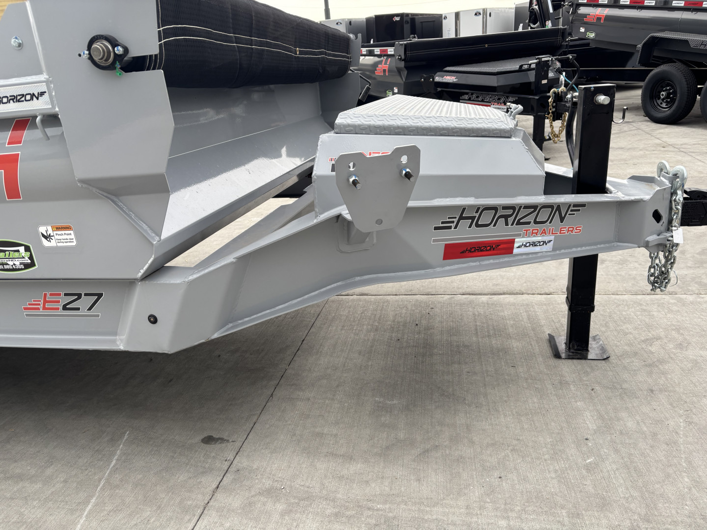 New 2025 Horizon Trailers EZ& 16ft Dump Trailer
