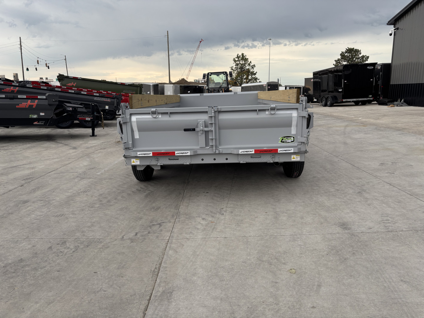 New 2025 Horizon Trailers EZ& 16ft Dump Trailer