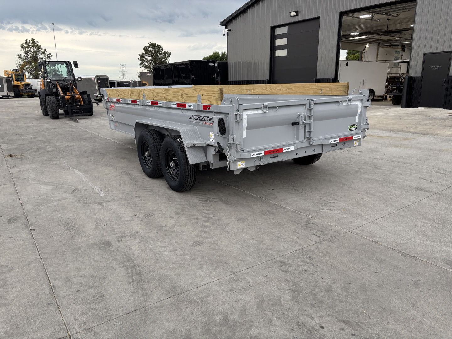 New 2025 Horizon Trailers EZ& 16ft Dump Trailer