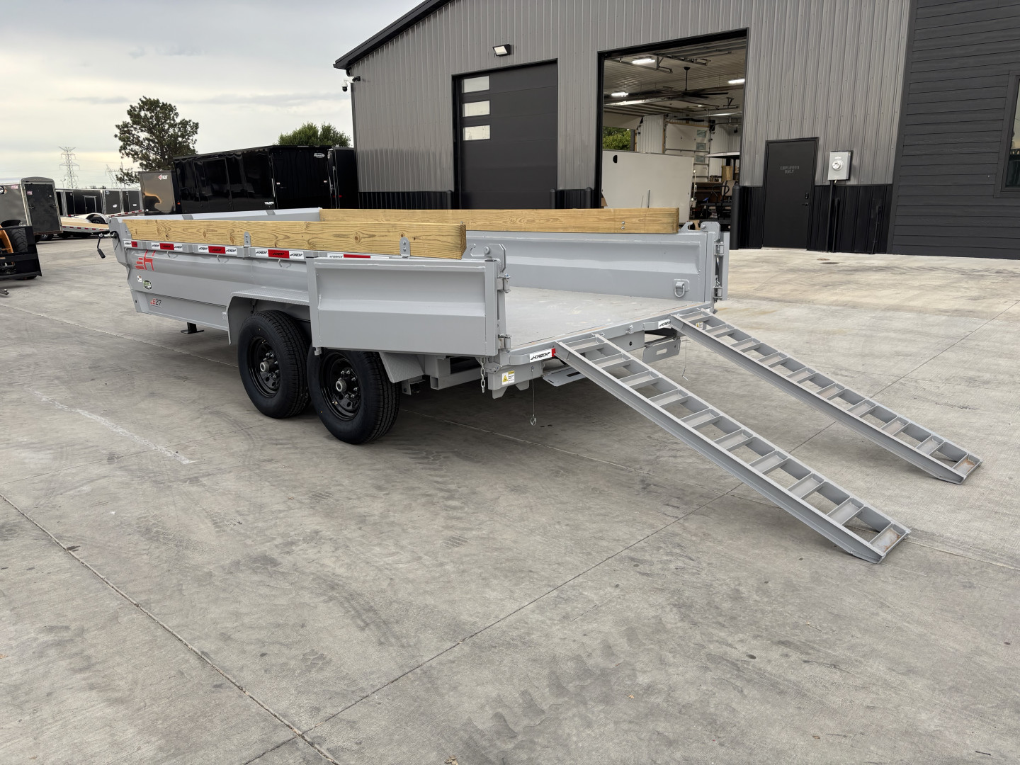 New 2025 Horizon Trailers EZ& 16ft Dump Trailer