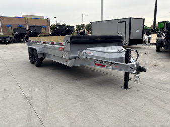 New 2025 Horizon Trailers EZ& 16ft Dump Trailer