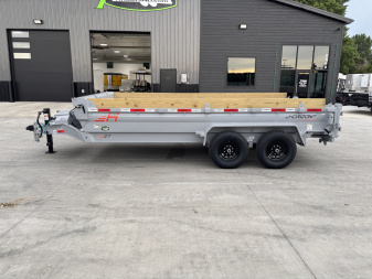 New 2025 Horizon Trailers EZ& 16ft Dump Trailer