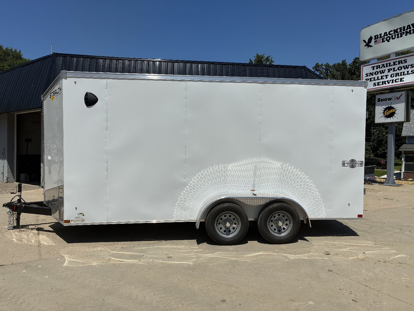 New 2025 Stealth 7x16 Mustang Steel Frame Enclosed / Cargo Trailer 7' Interior