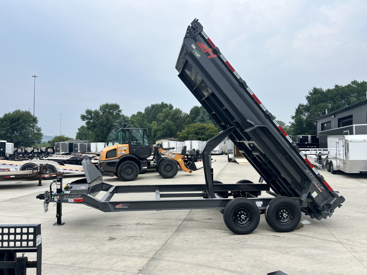 New NEW 2025 Horizon 16’x83”X19” EZ7 Dump Trailer 2-7000 lb axles = 14K