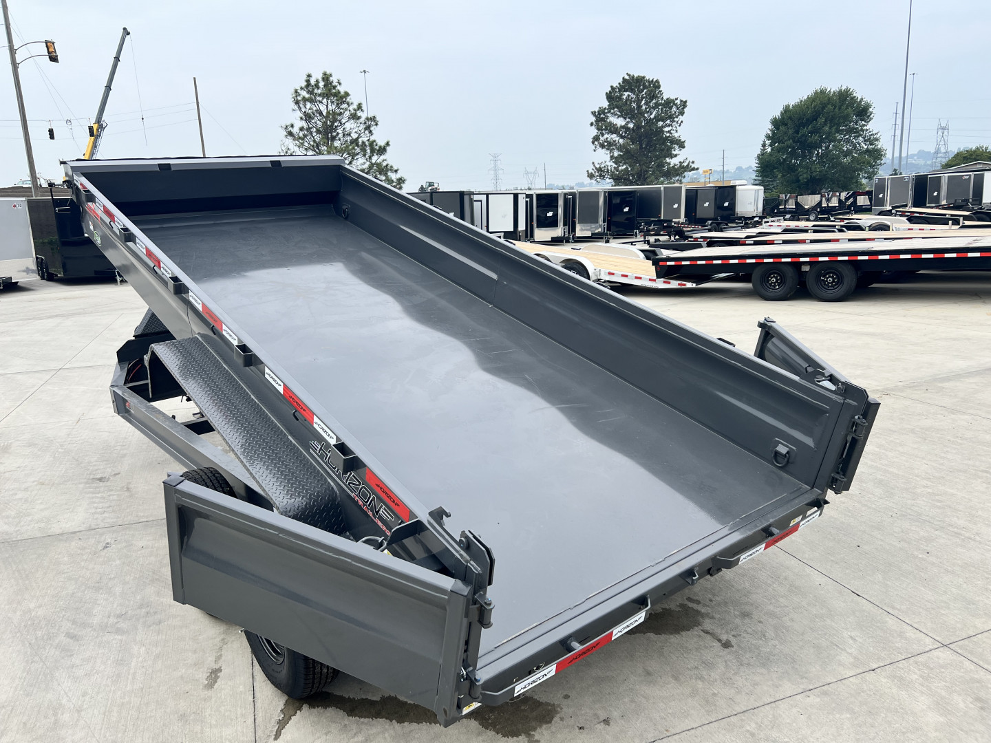 New NEW 2025 Horizon 16’x83”X19” EZ7 Dump Trailer 2-7000 lb axles = 14K