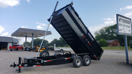 New 7x16 16k HD Dump Trailer Texas Pride Telescoping RAM
