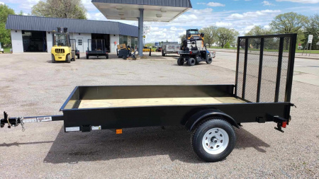 New 2025 Teske Manufacturing 5x10 SSR Wood Floor Utility Trailer