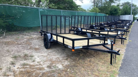 New 2025 P & T Trailers 6.5x12 Utility Trailer