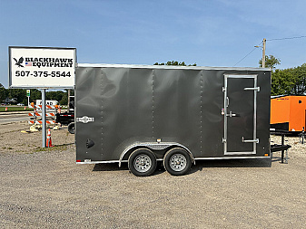 New 2025 Stealth Trailers 7x16 Mustang Steel Frame Enclosed / Cargo Trailer 7' Interior