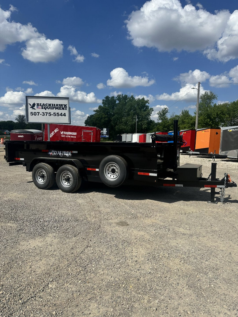 New 2025 Texas Pride Trailers 7x16 14k Dump Trailer
