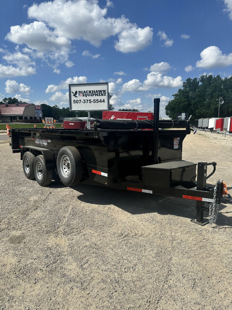 New 2025 Texas Pride Trailers 7x16 14k Dump Trailer