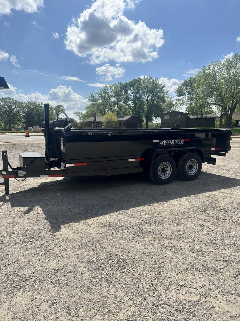 New 2025 Texas Pride Trailers 7x16 14k Dump Trailer