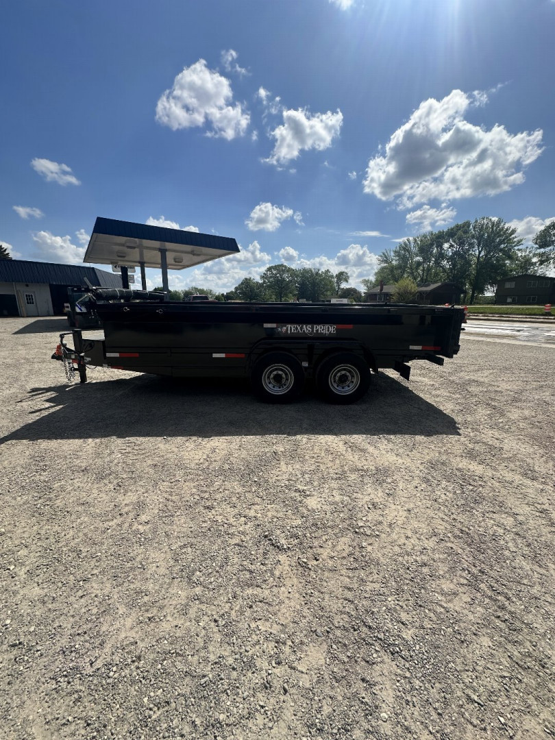 New 2025 Texas Pride Trailers 7x16 14k Dump Trailer