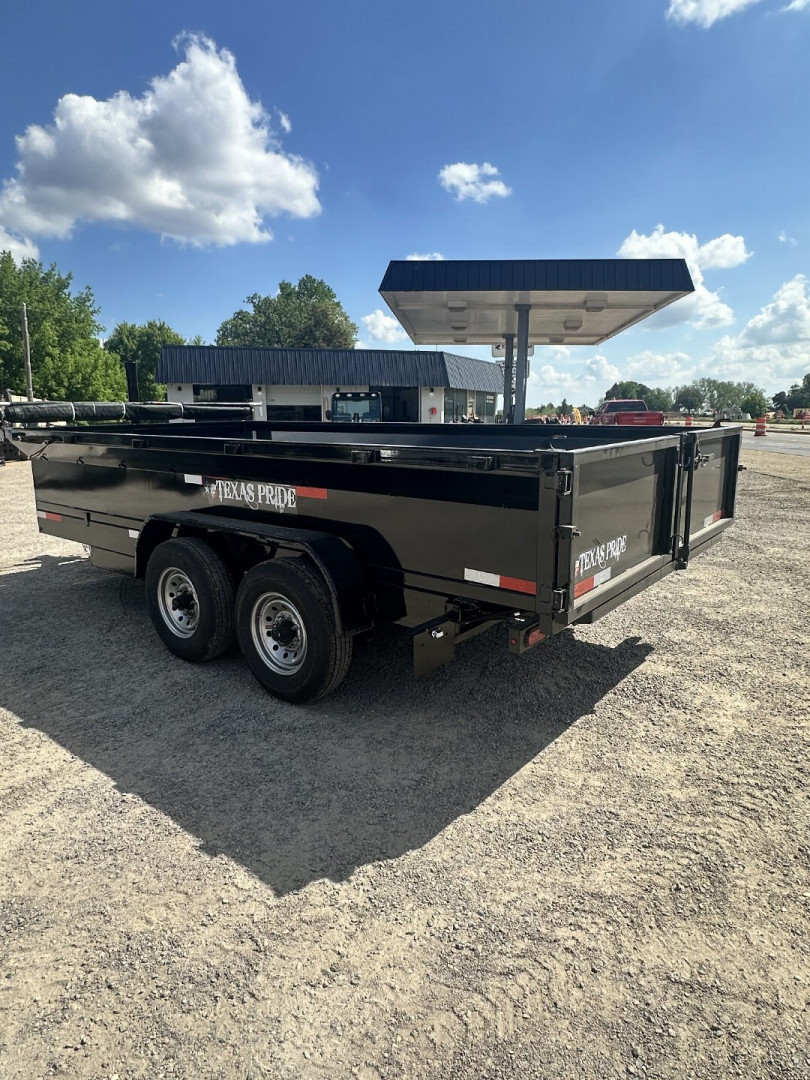 New 2025 Texas Pride Trailers 7x16 14k Dump Trailer