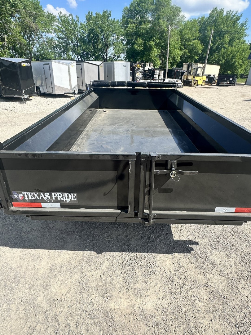 New 2025 Texas Pride Trailers 7x16 14k Dump Trailer