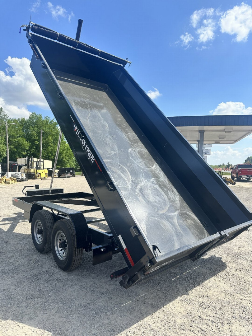 New 2025 Texas Pride Trailers 7x16 14k Dump Trailer
