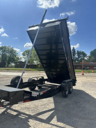 New 2025 Texas Pride Trailers 7x16 14k Dump Trailer