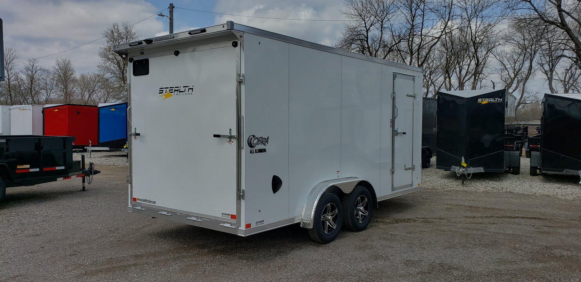 New 2025 STEALTH 7.5x16 Cobra All Aluminum Enclosed Cargo Trailer