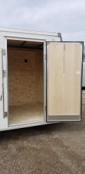 New 2025 Stealth 6x12 Mustang Steel Frame Cargo Enclosed Trailer Barn Door