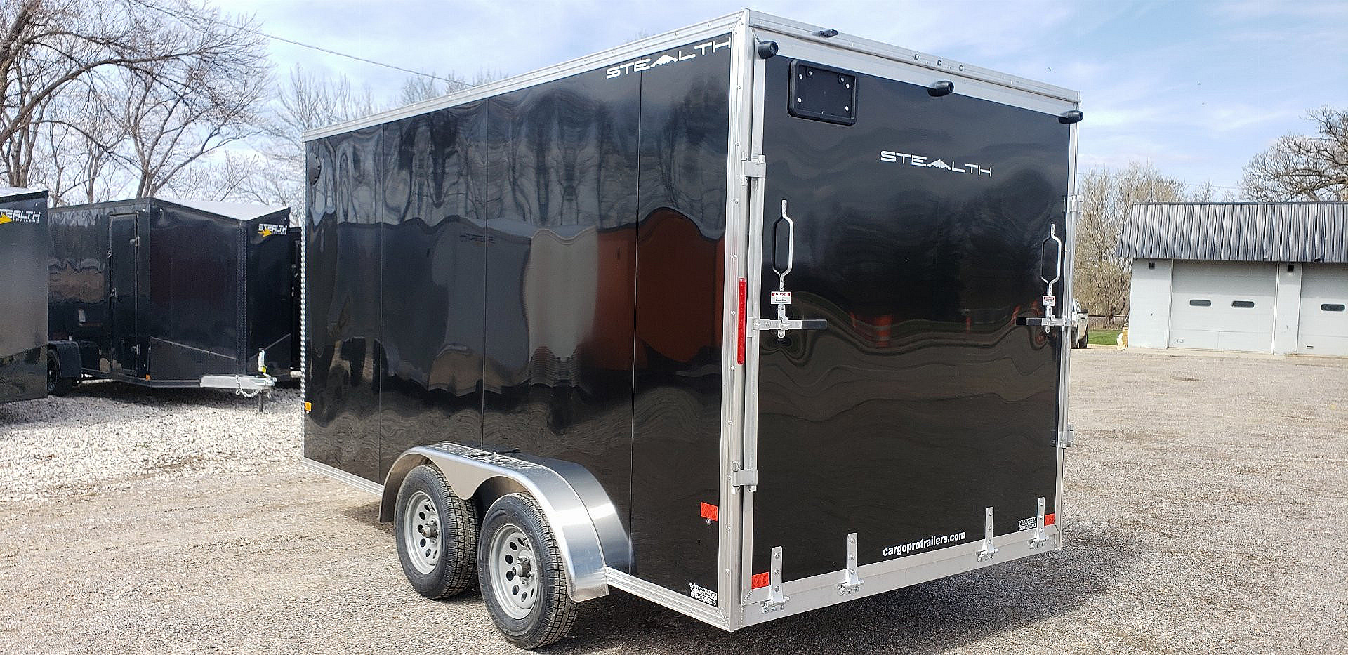 New 2025 AlcomStealth 7.5x14 (7.4x14) All Aluminum Enclosed Cargo Trailer