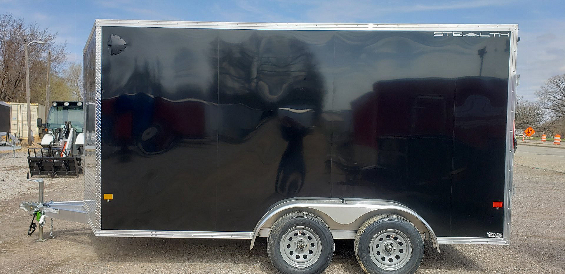 New 2025 AlcomStealth 7.5x14 (7.4x14) All Aluminum Enclosed Cargo Trailer